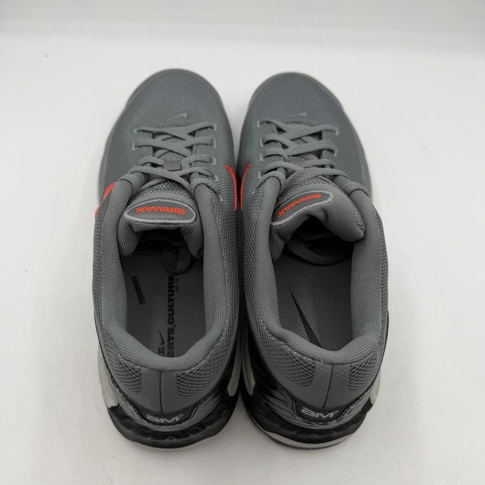 Nike Air Max Bia‎ Running Shoes Mens Sz 9.5 Smoke Grey/Bright Crimson IF2624-002